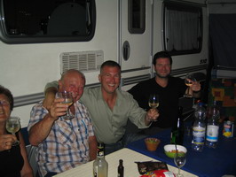 Abschiedsabend mit Jim u. Jason