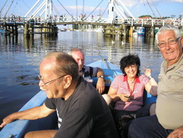 Bootstour im Hafen