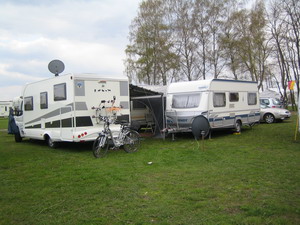 Stellplatz an der Elbe
