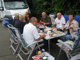 Camping auf dem Weingut