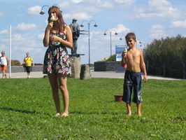 im Hafen von Badacsony