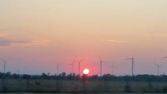 Sonnenaufgang zur Anreise