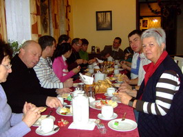 Fr&uuml;hst&uuml;ck in der Pension