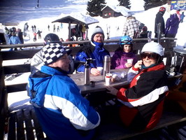 Mittagspause in der Sonne