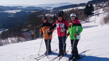 Auf der Piste Paseky